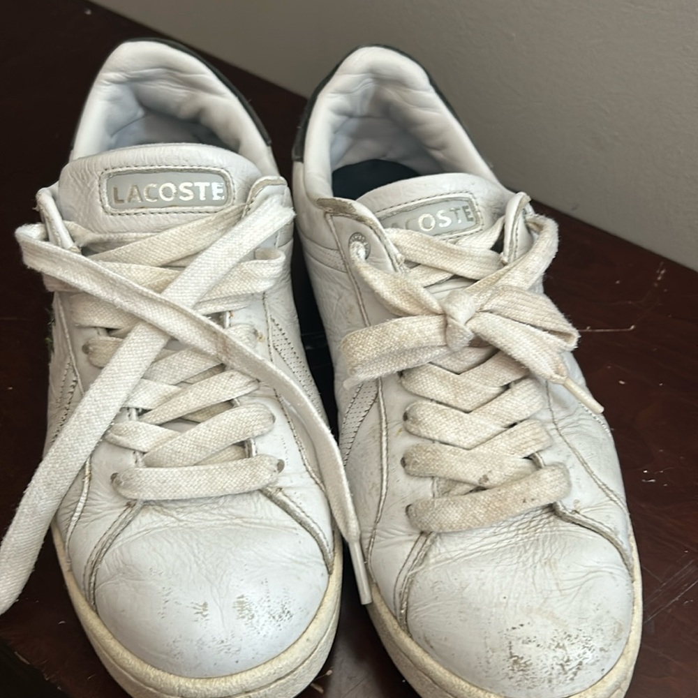 Lacoste runners. Leather. Lots of life left. Good used condition